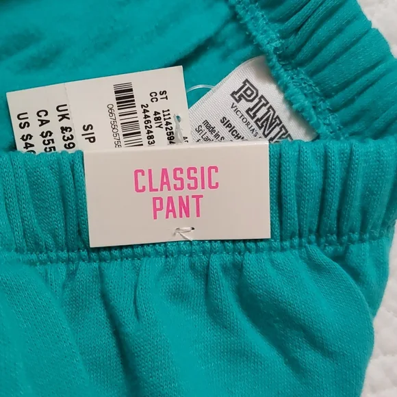 Victoria's Secret PINK Classic Joggers, Size S, Teal - Picture 7 of 10